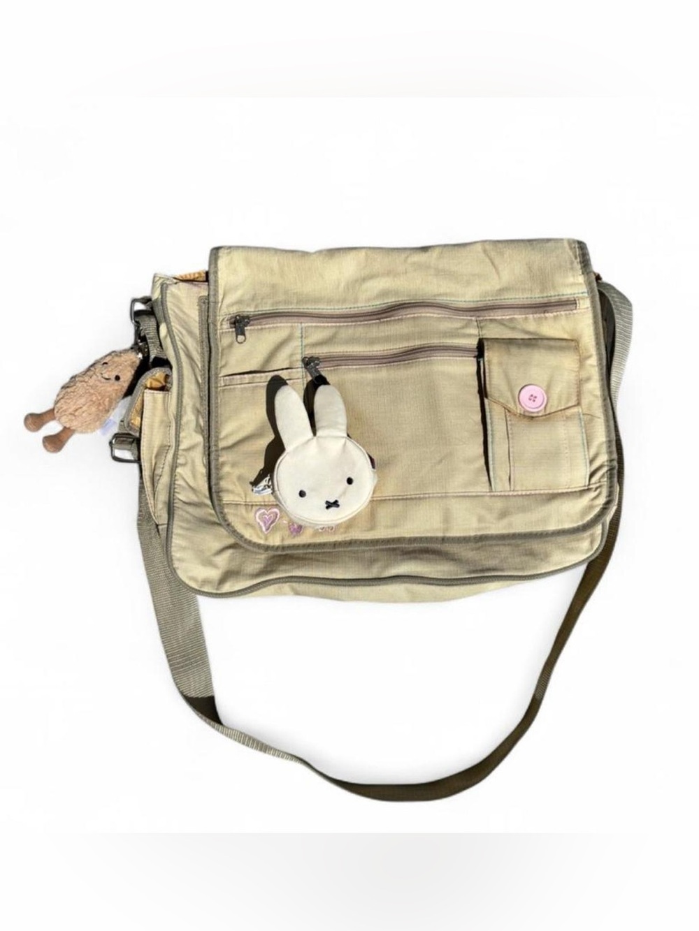 Y2K Mudd Messenger Bag